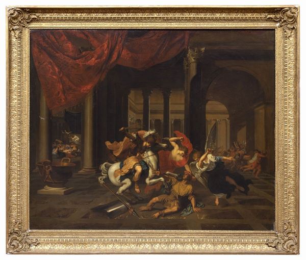 DIPINTO LA CACCIATA DI ELIODORO ATTRIBUITO A PIERRE PAUL PRUD&#39;HON