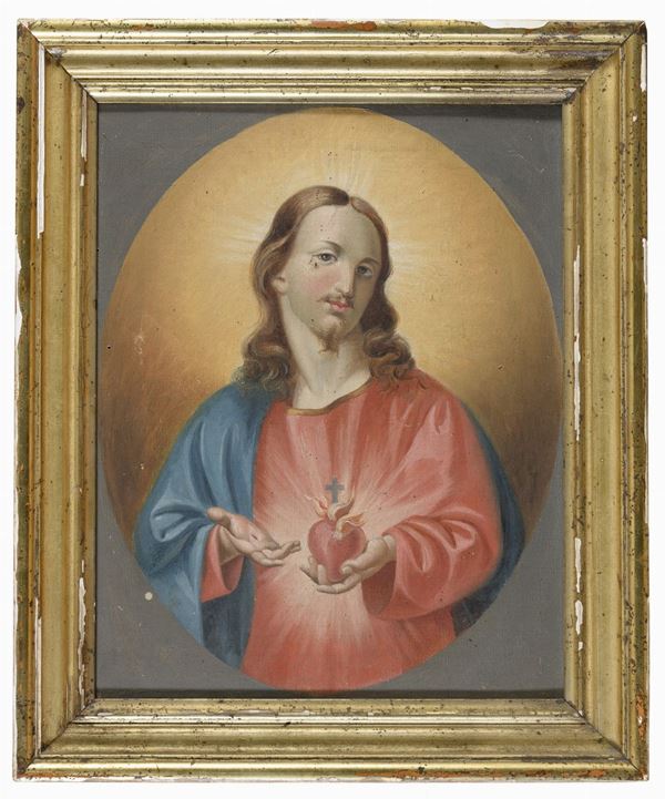DIPINTO IL SACRO CUORE DI GES&#217;
