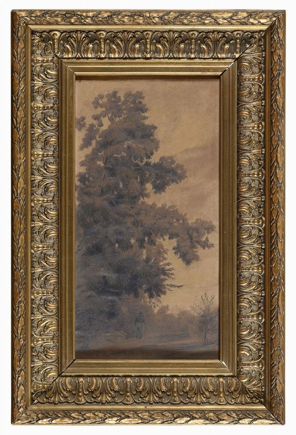 ACQUERELLO ALBERO DI ALESSANDRO CASTELLI