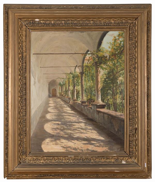 DIPINTO CHIOSTRO F.TO PANSINO