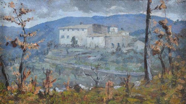 PAESAGGIO COLLINARE CON VILLA DOUBLE-FACES