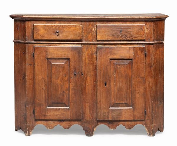 CREDENZA IN ABETE, ITALIA SETTENTRIONALE