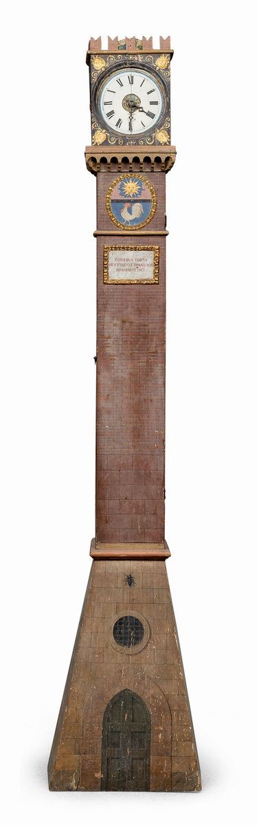 OROLOGIO DA TERRA A TORRE DI STILE MEDIEVALE