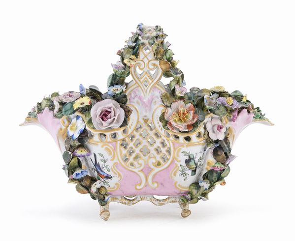 CESTINO IN PORCELLANA, MEISSEN MARCOLINI