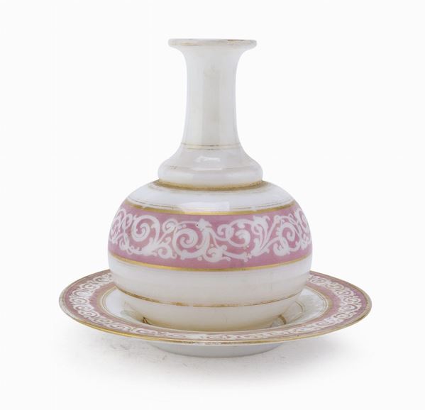 BOTTIGLIA DA LIQUORE IN OPALINE