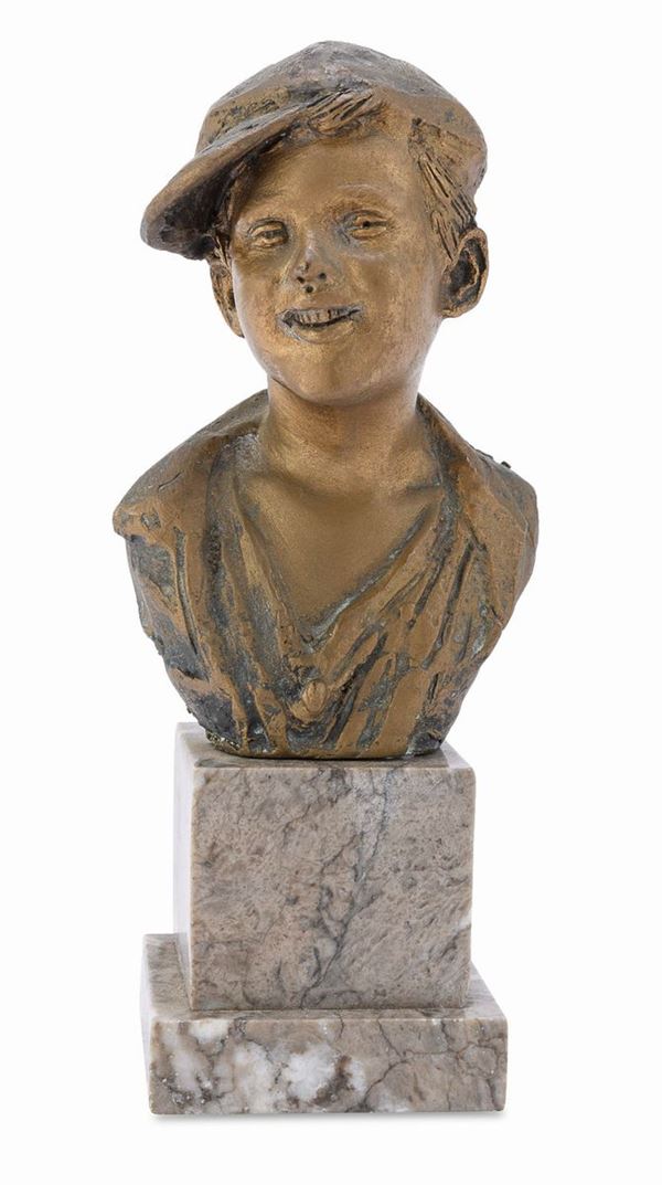 BRONZO SCUGNIZZO DI GIOVANNI DE MARTINO