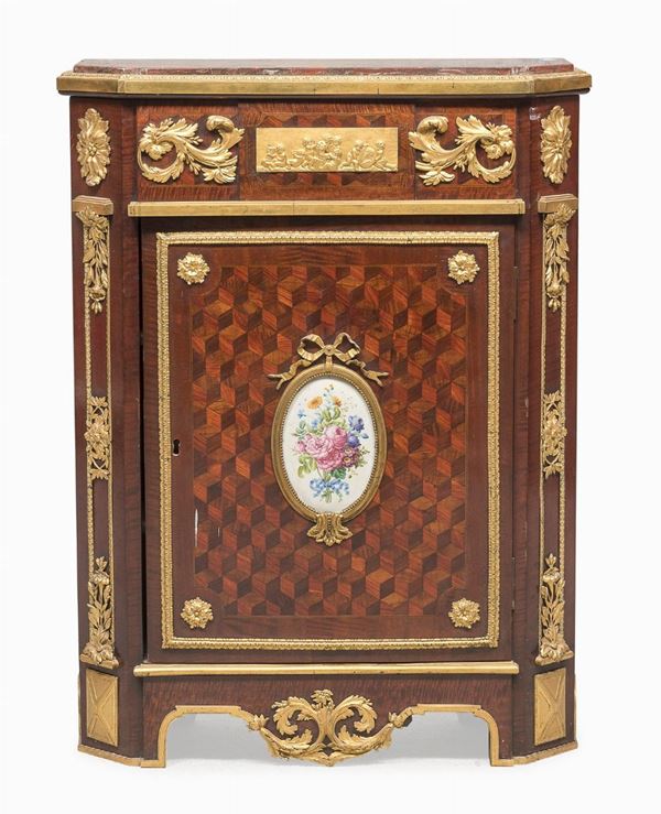 PICCOLA CREDENZA A MARQUETERIES, FRANCIA