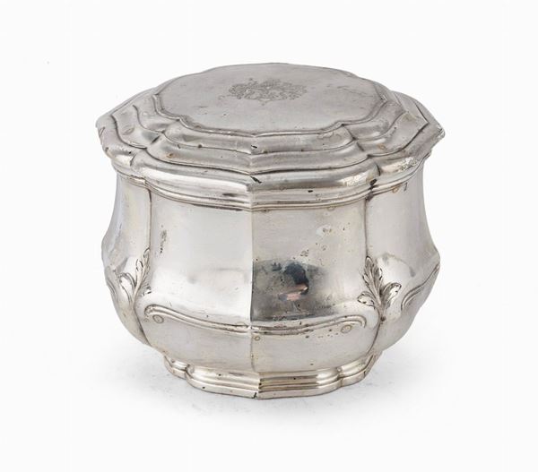 SCATOLA DA T&#200; IN ARGENTO, PARIGI