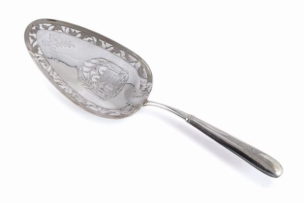 PALETTA DA DOLCE IN ARGENTO, PROBABILMENTE NORVEGIA 1818