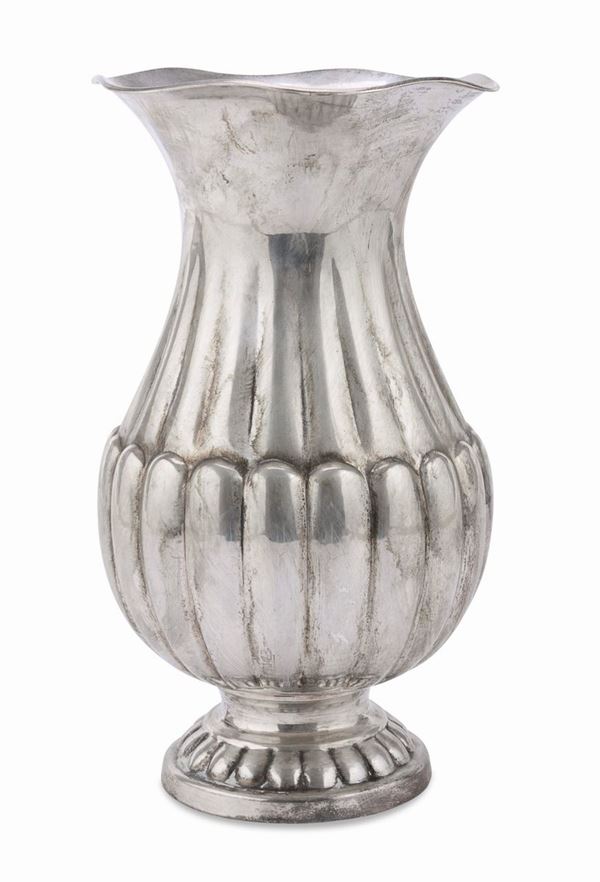 VASO IN ARGENTO, PADOVA 1890 ca.
