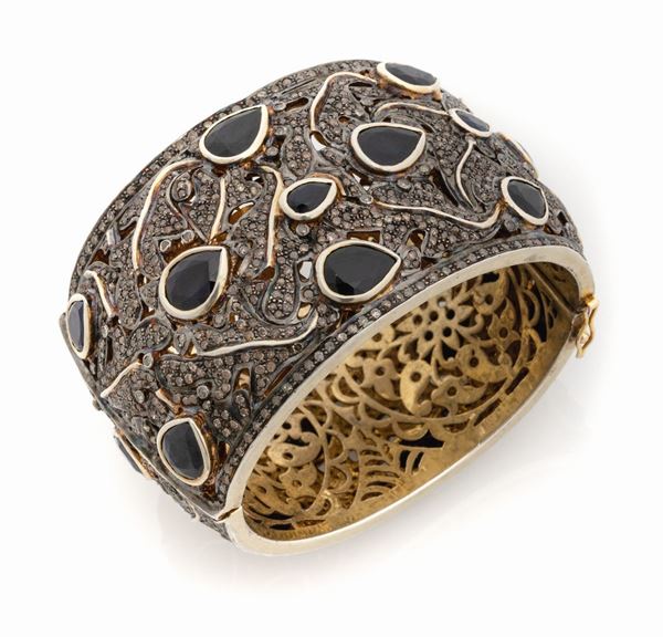 BRACCIALE CON ZAFFIRI E BRILLANTI