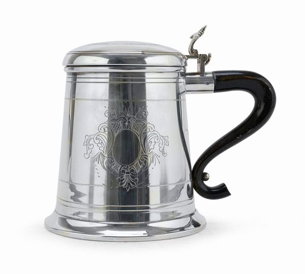 TANKARD IN ARGENTO, FIRENZE 1980 ca.