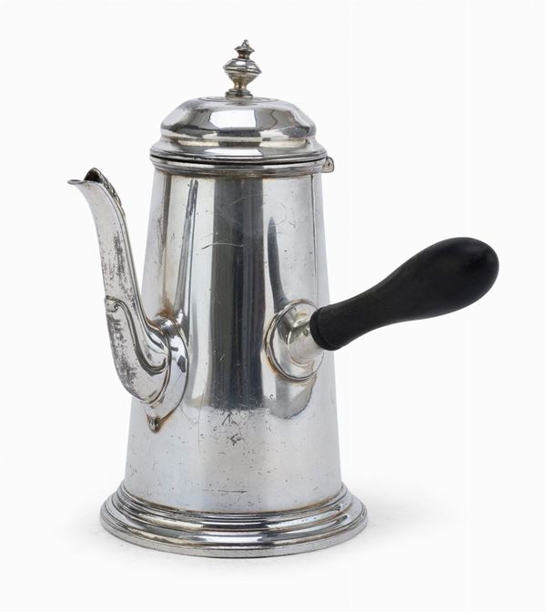 CIOCCOLATIERA IN SILVERPLATED, INGHILTERRA 1940 ca.