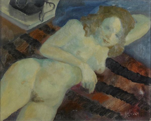DIPINTO DONNA DI ELIANO FANTUZZI, 1947