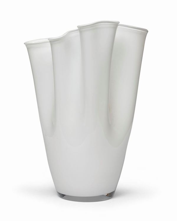 VASO IN OPALINE, MURANO ANNI &#39;70