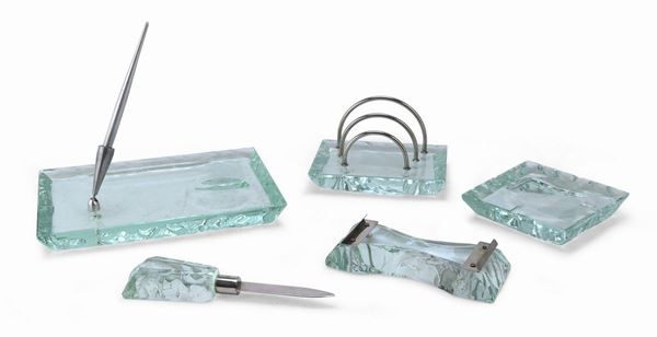 SET DA SCRITTOIO, ATTRIBUITO A PIETRO CHIESA PER FONTANA ARTE