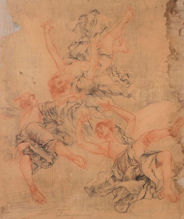 CARTONE PREPARATORIO PER LE TRE VITTORIE, ANNI &#39;30