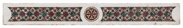 ARCHITRAVE COSMATESCA IN MARMI, XVI SECOLO