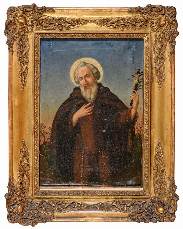DIPINTO SAN CIRO MARTIRE DI PITTORE NAPOLETANO