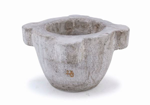 MORTAIO IN MARMO BIANCO