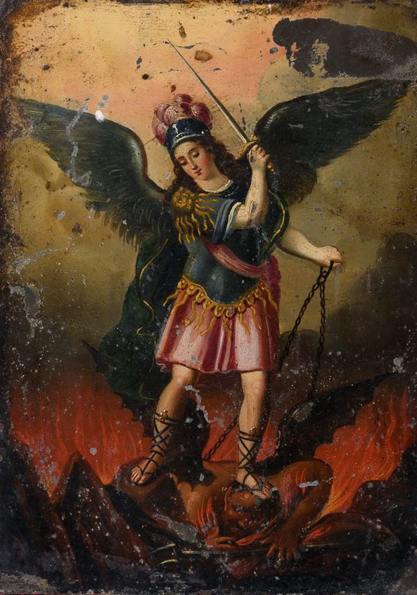 DIPINTO SAN MICHELE ARCANGELO