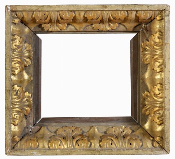 CORNICE IN LEGNO DORATO, XIX SECOLO