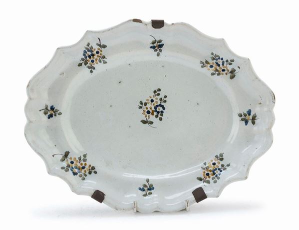 PICCOLA FIAMMINGA IN MAIOLICA, BASSANO