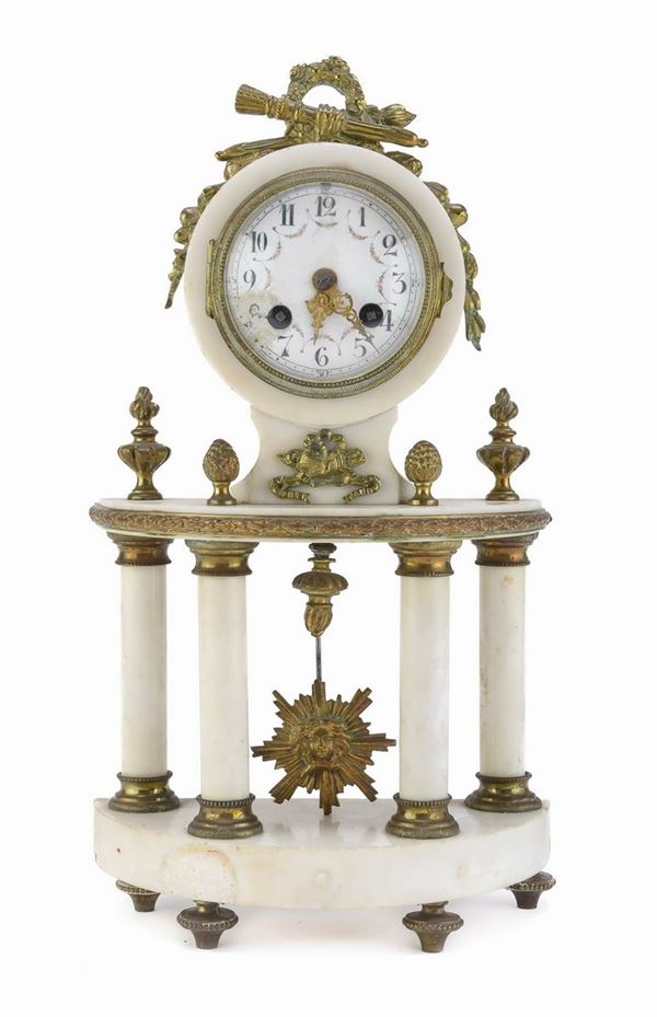 OROLOGIO DA CAMINO, FRANCIA INIZIO XIX SECOLO