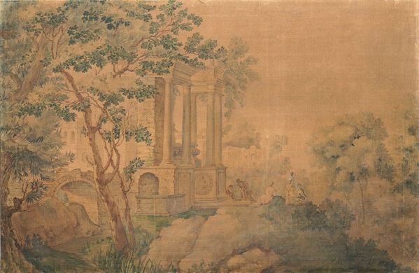 ARAZZO A SUCCO D&#39;ERBA, FINE XVIII SECOLO
