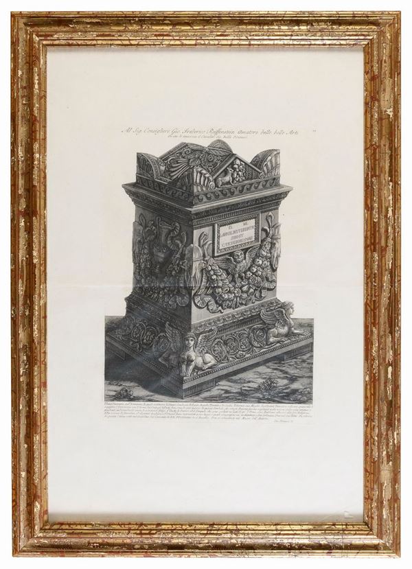 INCISIONE PRIMO STATO DI GIOVAN BATTISTA PIRANESI