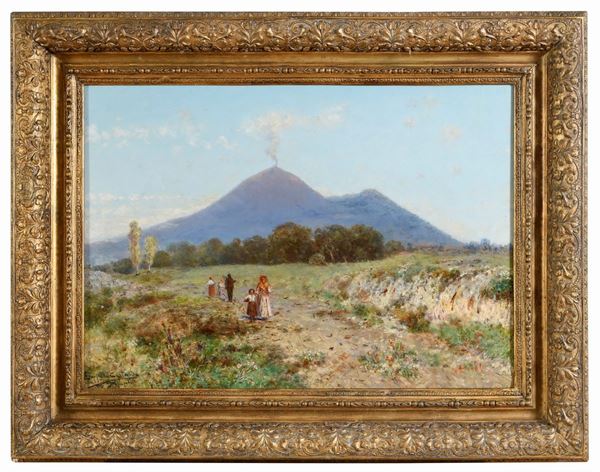 VEDUTA DEL VESUVIO DI FRANCESCO COPPOLA CASTALDO