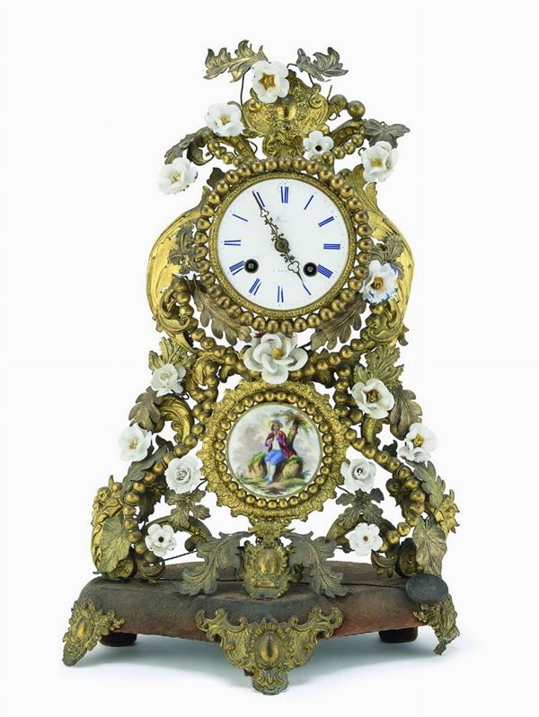 OROLOGIO CON PORCELLANE, MEL&#200; &#193; PARIS