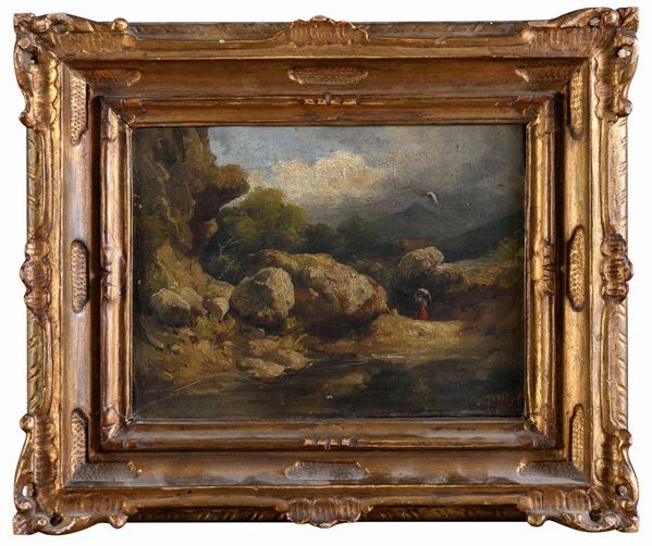 DIPINTO PAESAGGIO DI CARL MARK&#210;