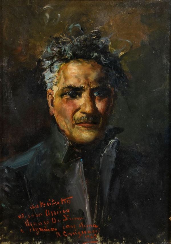 DIPINTO AUTORITRATTO DI ROBERTO CARIGNANI