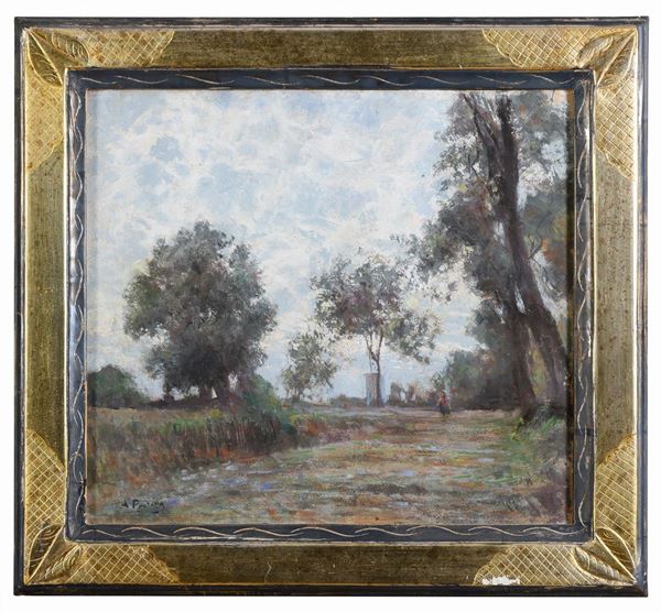PASTELLO VIALE DI CAMPAGNA DI ATTILIO PRATELLA