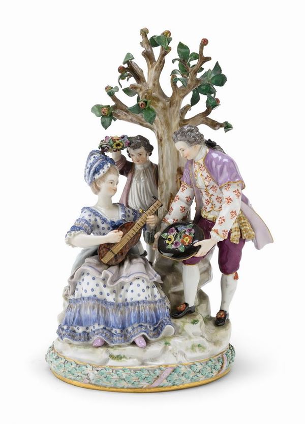 GRUPPO IN PORCELLANA, MEISSEN