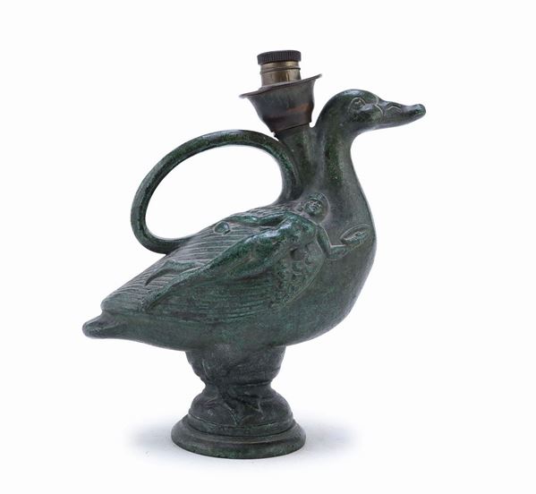 LUCERNA IN BRONZO LACCATO