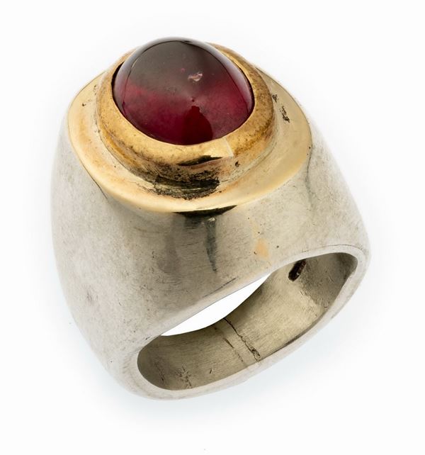 ANELLO CON RUBINO