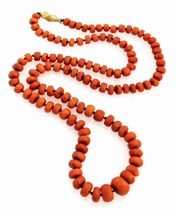 COLLANA IN CORALLO ROSSO
