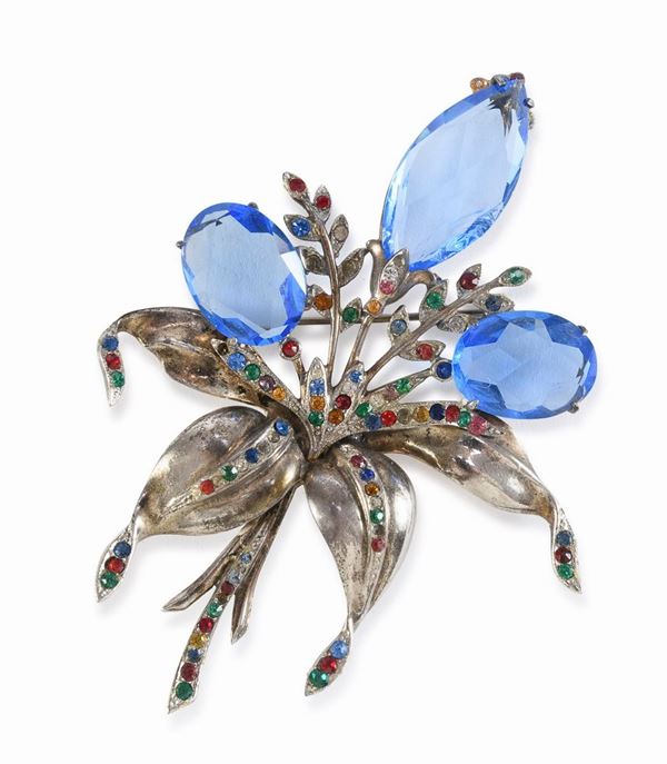 SPILLA IN ARGENTO STERLING, ANNI &#39;40
