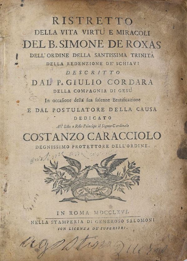 VOLUME SIMONE DE ROXAS