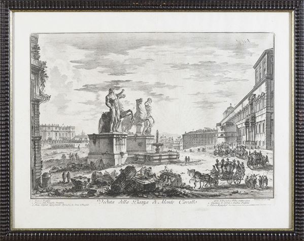 DUE INCISIONI TERZO STATO DI PIRANESI