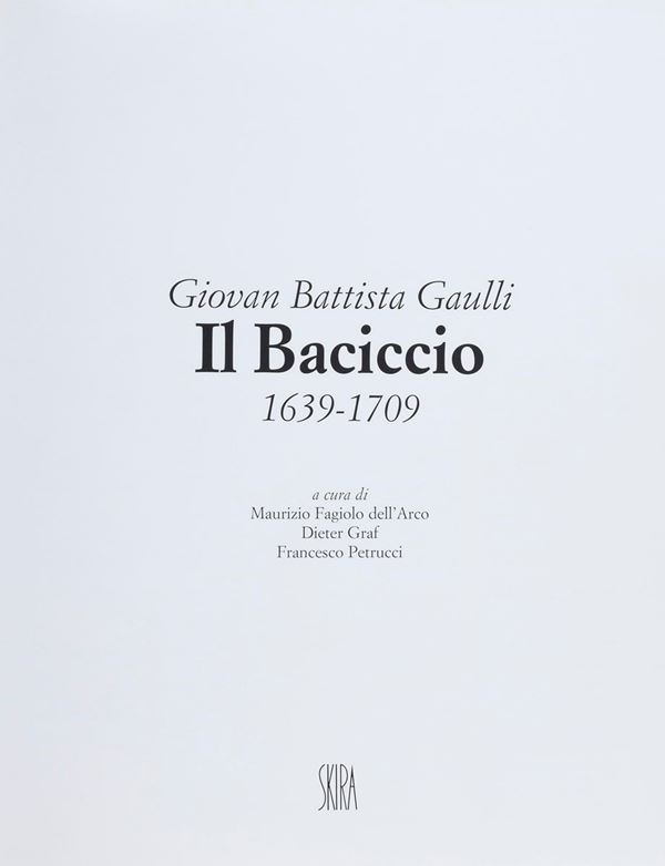 UN VOLUME IL BACICCIO