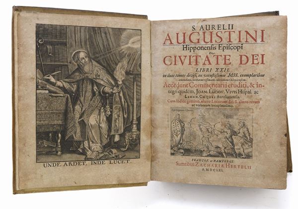 UN VOLUME AURELIO AGOSTINO CIVITATE DEI