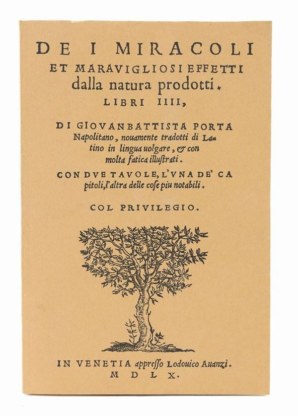UN VOLUME ANASTATICO EFFETTI DALLA NATURA