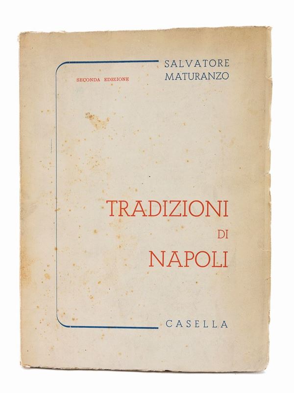 VOLUME TRADIZIONI DI NAPOLI