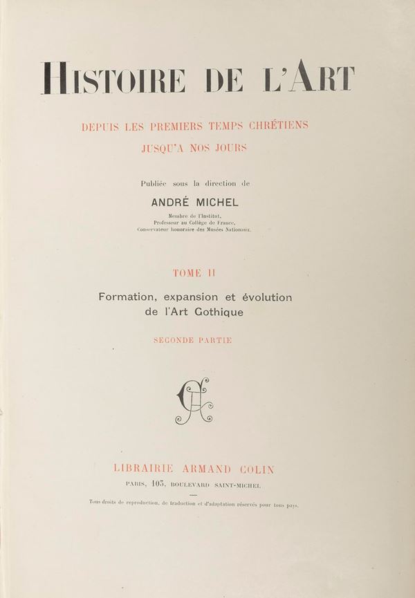 TRE VOLUMI FRANCESI STORIA DELL&#39;ARTE
