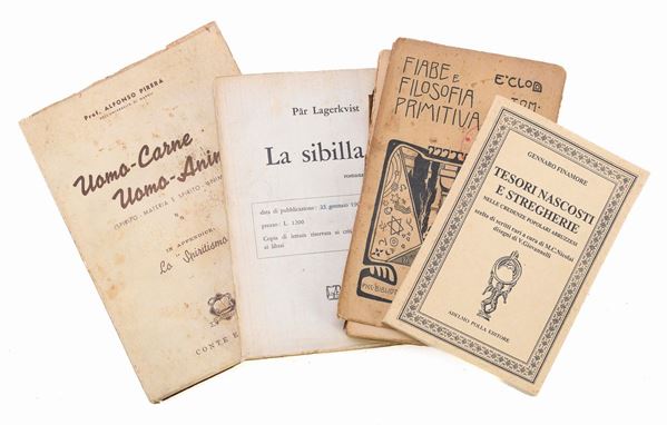 QUATTRO VOLUMI STREGONERIA, SIBILLE E FILOSOFIA