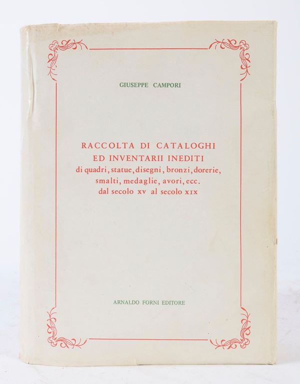 UN VOLUME CATALOGHI ANTIQUARIATO