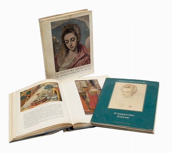 TRE VOLUMI D&#39;ARTE ANTICA